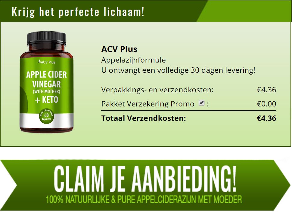 ACV Plus Keto (ACV+Keto) Ervaringen, Tabletten Preis \u0026 Kopen